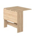 Bővíthető étkezőasztal tölgyfa dekorral 76x28 cm Papillon – TemaHome
