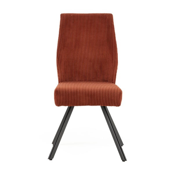 Narancssárga kordbársony étkezőszék szett 2 db-os Anibal – Marckeric-image-2