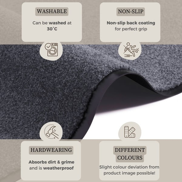 Lábtörlő 90x60 cm Wash and Clean - Hanse Home-image-4