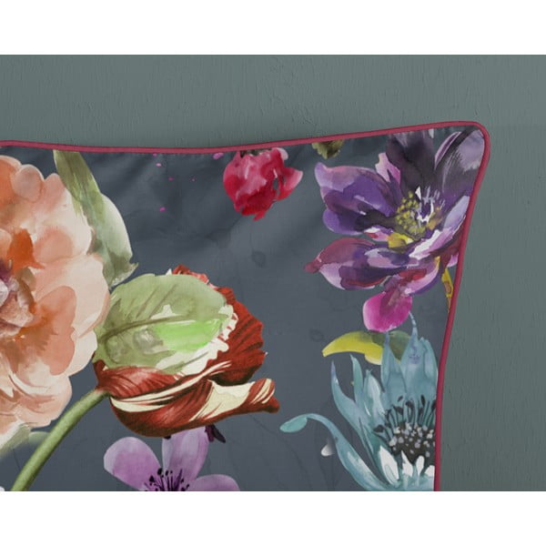 Antracitszürke kétszemélyes-hosszabbított pamut-szatén ágyneműhuzat 240x220 cm Parma – Descanso-image-3