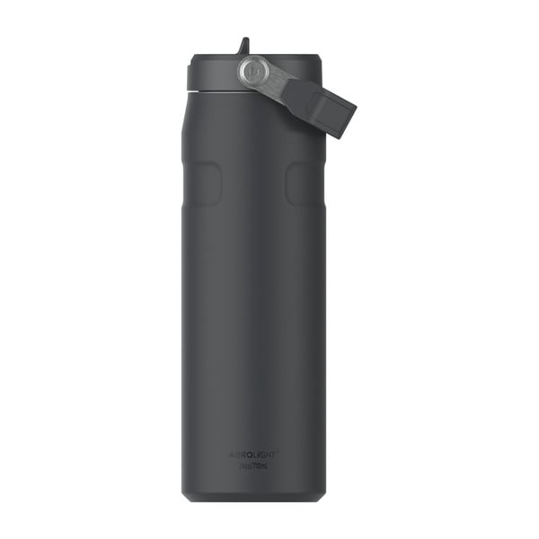 Fekete rozsdamentes acél termosz 700 ml IceFlow™ Flip Straw 2.0 Tumbler Black – Stanley-image-2