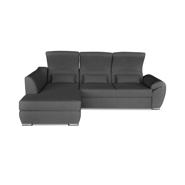 Epsilon sötétszürke kinyitható sarokkanapé, bal oldali kivitel - Windsor & Co. Sofas-image-2