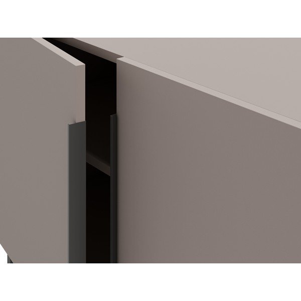 Szürkésbézs TV-állvány 140x55 cm Titan – Marckeric-image-1