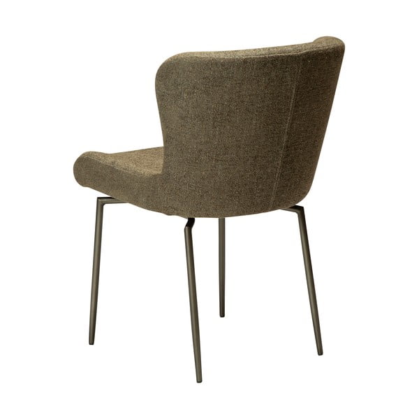 Khaki kárpitozott étkezőszék Glam – DAN-FORM Denmark-image-2