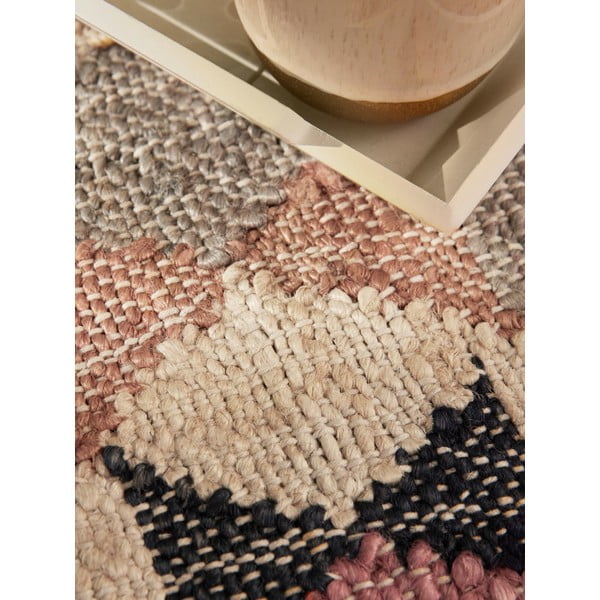 Szürke kézi szövésű juta szőnyeg 120x170 cm Roya Parsa – Elle Decoration-image-3