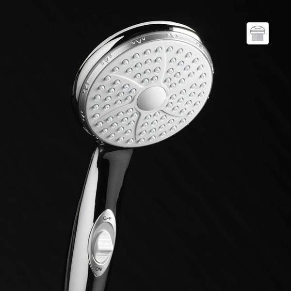 Zuhanyfej csővel ø 10 cm Hydro – douceur d'intérieur-image-2