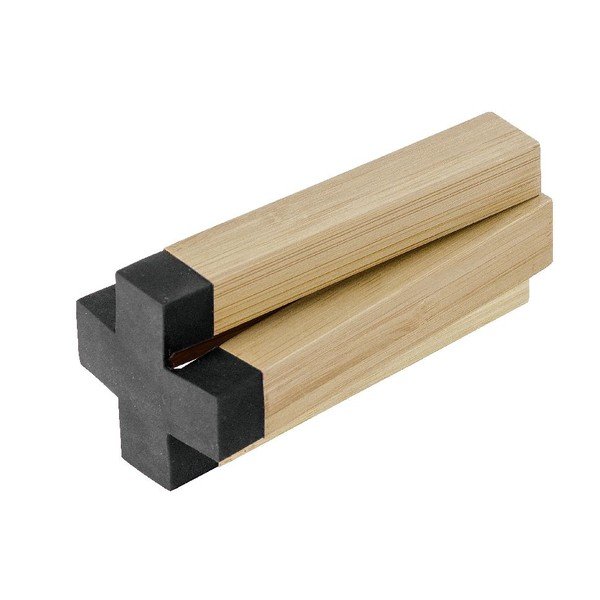 Cross fekete bambusz edényalátét - Wenko-image-2