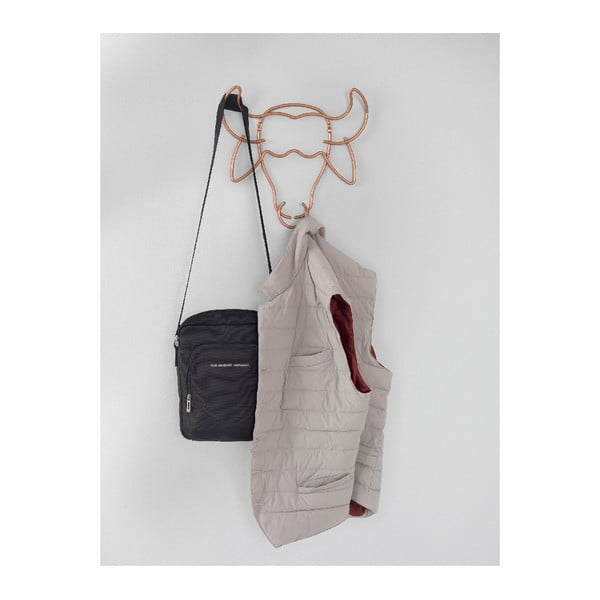 Bika formájú fali akasztó, szélesség 34 cm - Metaltex-image-1