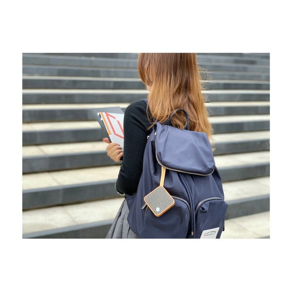 Square barna bluetooth hangszóró - Gingko-image-3