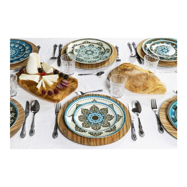 Porcelán-agyagkerámia étkészlet 18 db-os Cala Jondal – VDE Tivoli 1996-image-1