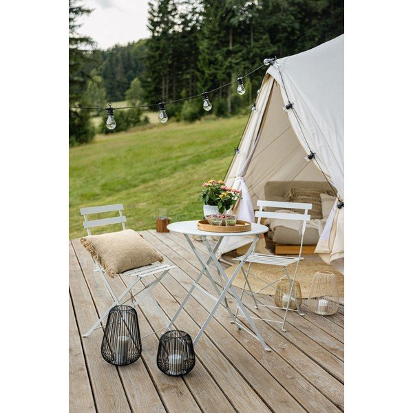 Retro fehér kerti bútorgarnitúra - Bonami Essentials-image-4