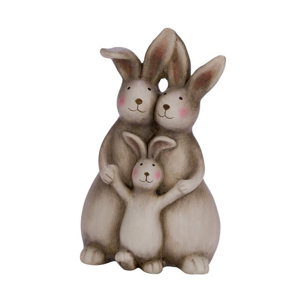 Bunny Family kerámia húsvéti dekoráció - Ego Dekor