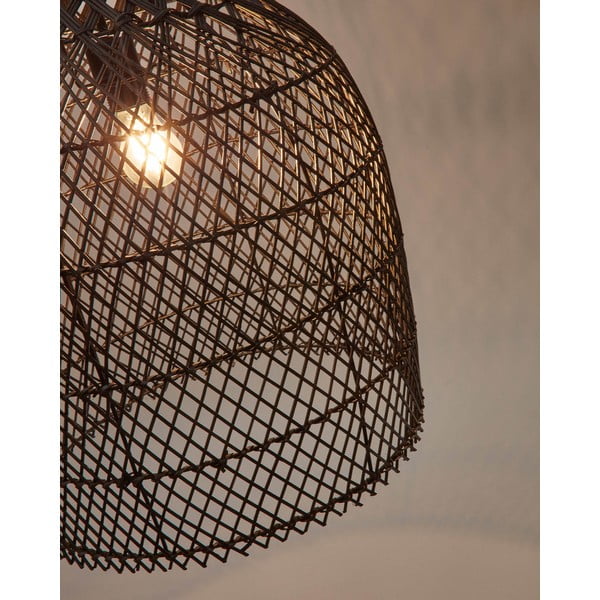 Fekete lámpabúra ø 44 cm Domitila – Kave Home-image-2