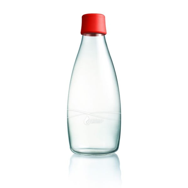 Piros üvegpalack, 800 ml - ReTap