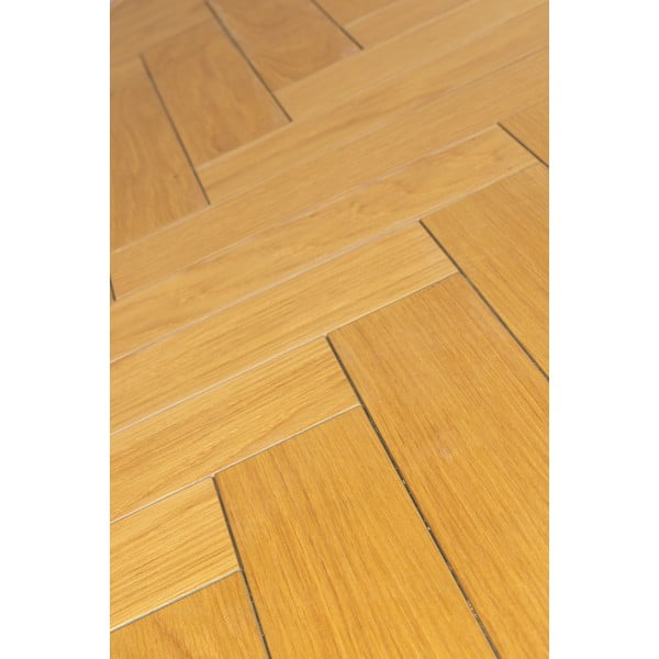 Étkezőasztal tölgyfa dekoros asztallappal 90x180 cm Class – Dutchbone-image-1