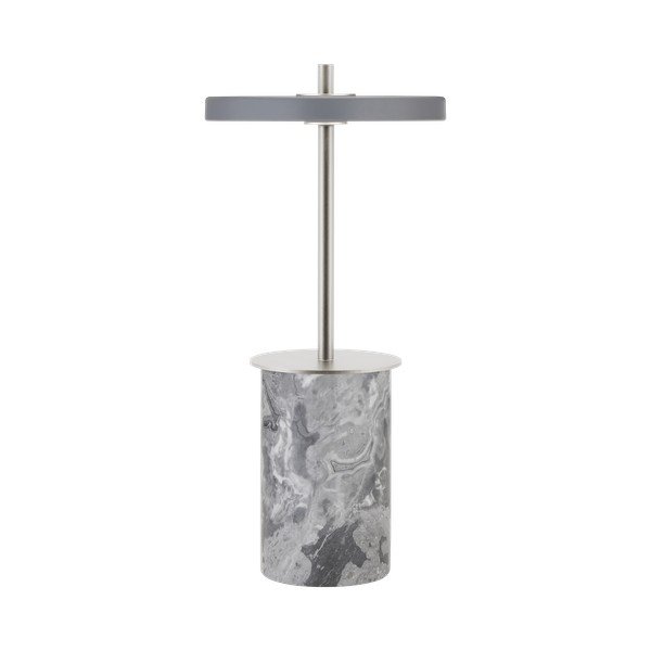 Szürke márvány LED dimmelhető asztali lámpa fém búrával (magasság 25,5 cm) Asteria Move Mini – UMAGE-image-2