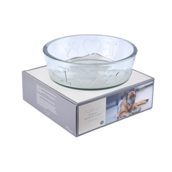 Üveg tálka kisállatoknak ø 24 cm – Ego Dekor-image-2