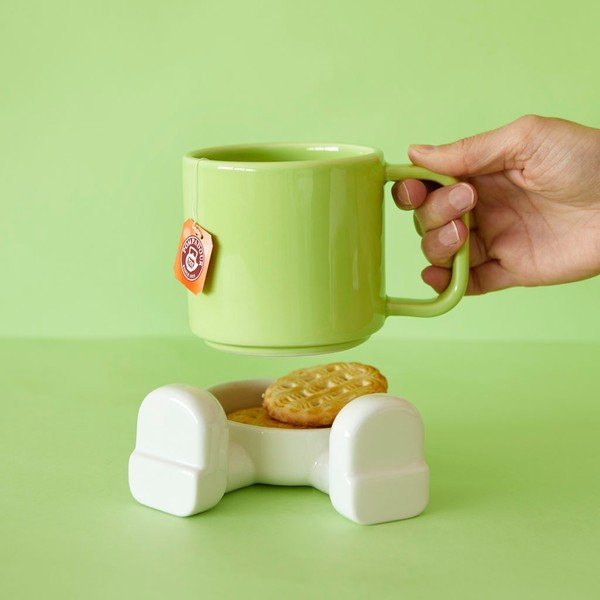 Bögre és tálka készlet Mr. Sitty - Balvi-image-1