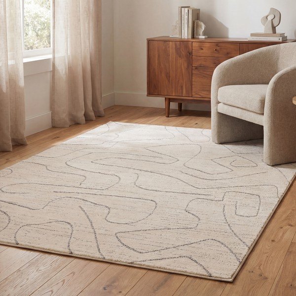 Krémszínű szőnyeg 160x220 cm Oslo – Asiatic Carpets-image-1