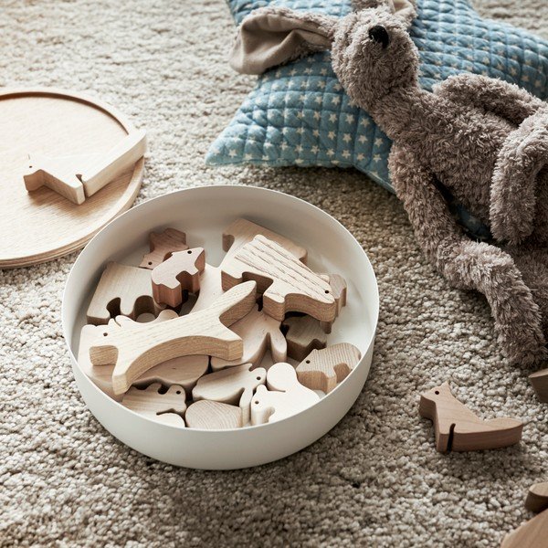 Dekoratív fém tárolódoboz Rin – YAMAZAKI-image-3