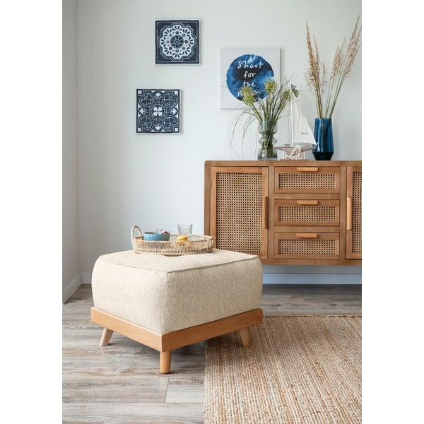 Dazzling Daisy bézs lábtartó - Miuform-image-3