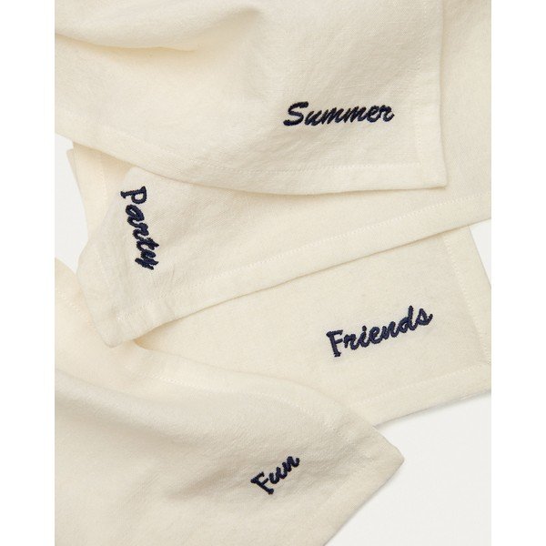 Textil szalvéta szett 4 db-os 40x40 cm Vallcanera – Kave Home-image-2