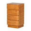 Natúr színű komód 40x70x34 cm Fejo – WOOOD