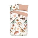 Barna-bézs pamut gyerek ágyneműhuzat babaágyhoz 100x135 cm Dino – Good Morning