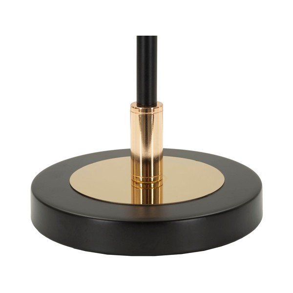 Fehér-fekete asztali lámpa üveg búrával (magasság 46 cm) Vintage – Mauro Ferretti-image-3