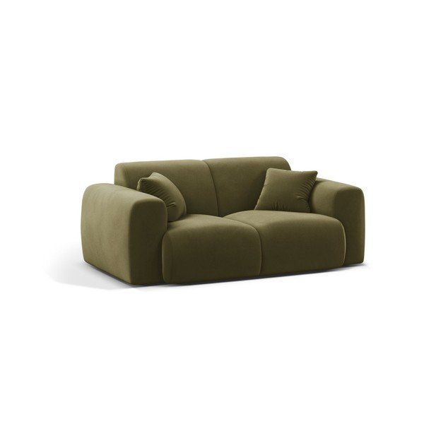 Khaki bársony kanapé 170 cm Molino – Micadoni 