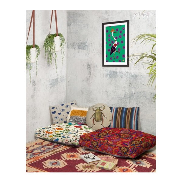 Paisley lenkeverék ülőpárna, 60 x 80 cm - Madre Selva-image-3