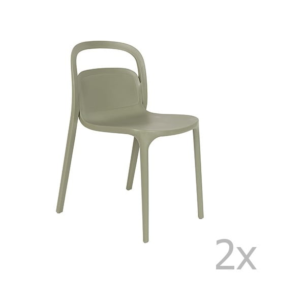 Rex 2 részes zöld szék szett - White Label