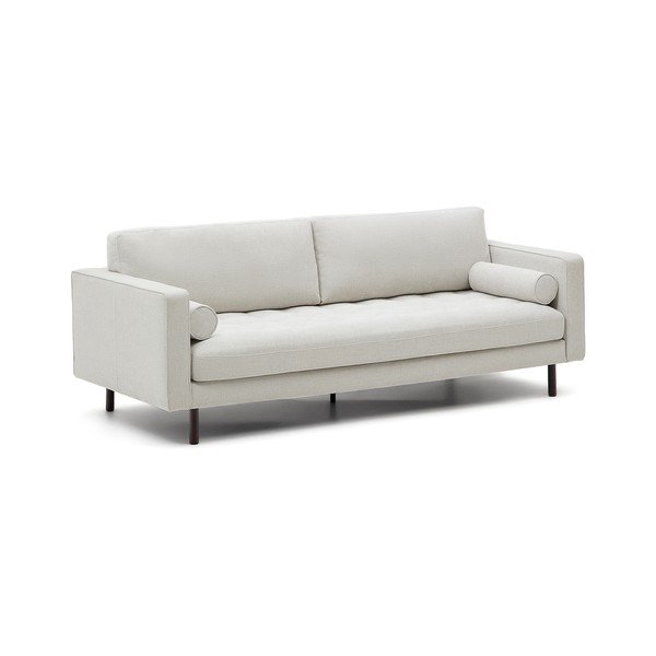 Szürkésbézs zsenília kanapé 222 cm Debra – Kave Home-image-2