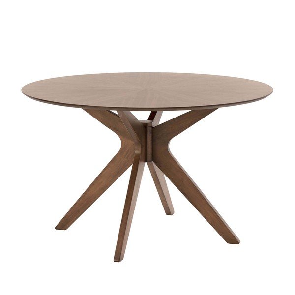 Carmel étkezőasztal diófa dekorral, ⌀ 120 cm - sømcasa