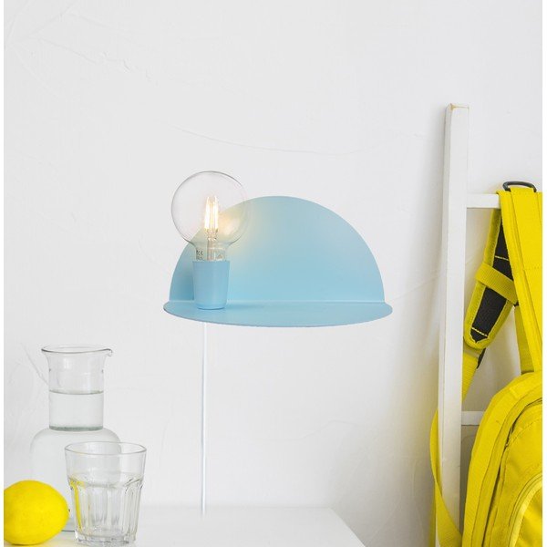 Decor Shelfie kék falilámpa polccal - Homemania-image-2