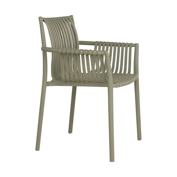 Zöld műanyag kerti szék szett 2 db-os Tulsa – House Nordic-image-3