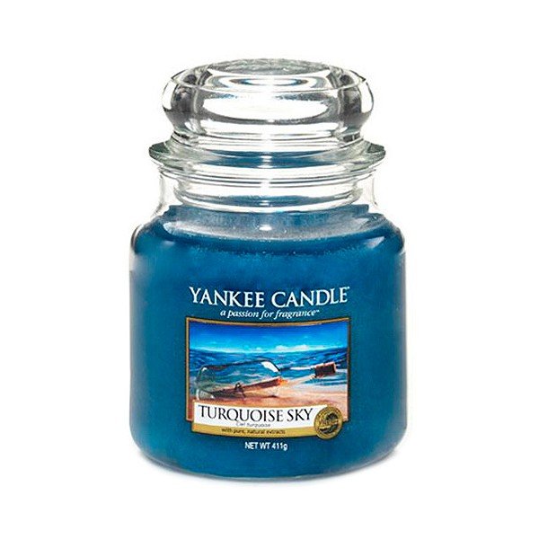 Türkiz égbolt illatgyertya, égési idő 60-90 óra - Yankee Candle