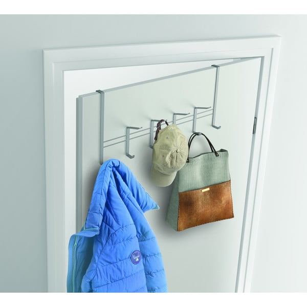 Ezüstszínű fém ajtófogas 45 cm – Metaltex-image-1