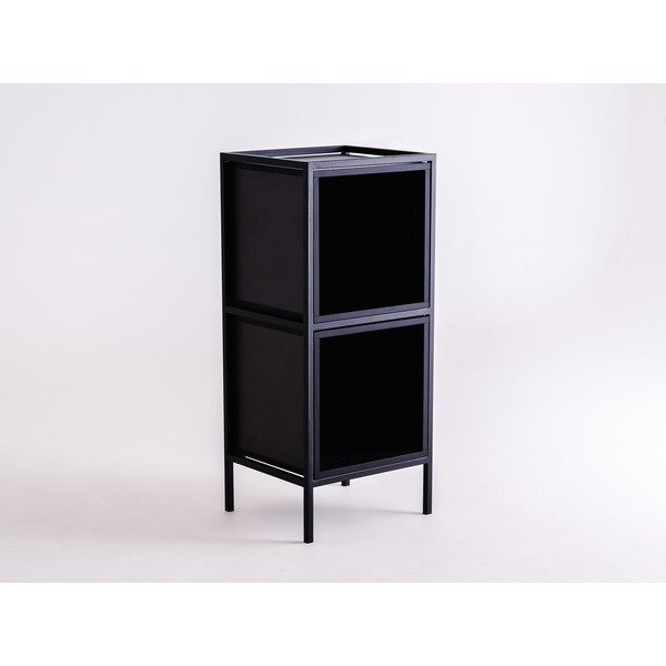 Fekete könyvespolc 45x102 cm Skap - CustomForm-image-3