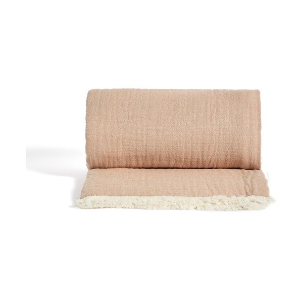 Lazacszínű muszlin gyerek takaró 130x170 cm Nafine – Kave Home