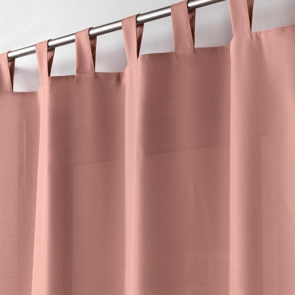 Rózsaszín függöny 140x260 cm Essentiel – douceur d'intérieur-image-1