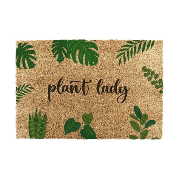 Kókuszrost lábtörlő 60x90 cm Plant Lady – Artsy Doormats