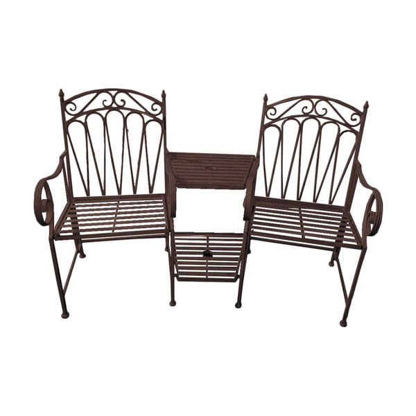 Fekete fém kerti pad Rinjani – Garden Pleasure-image-1