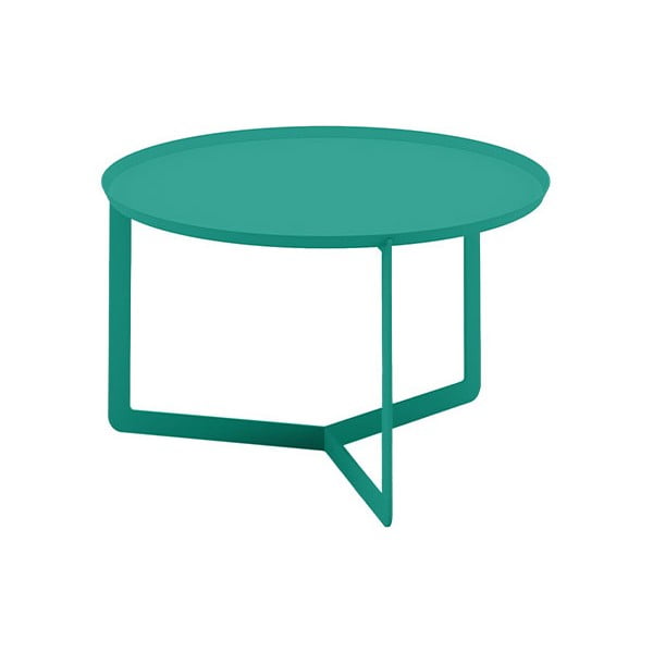 Round zöld tálca-asztal, Ø 60 cm - MEME Design