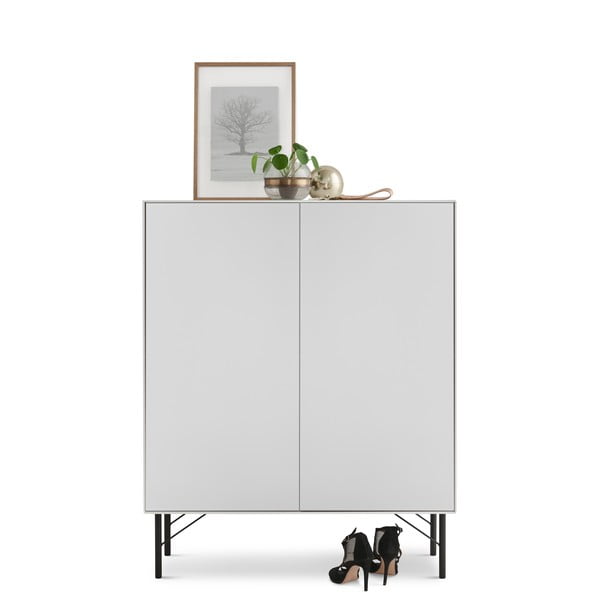 Fehér-fekete magas komód 91x111 cm Edge by Hammel - Hammel Furniture-image-1