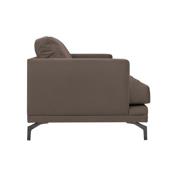 Jupiter barna háromszemélyes kanapé, fekete lábakkal - Windsor & Co Sofas-image-2