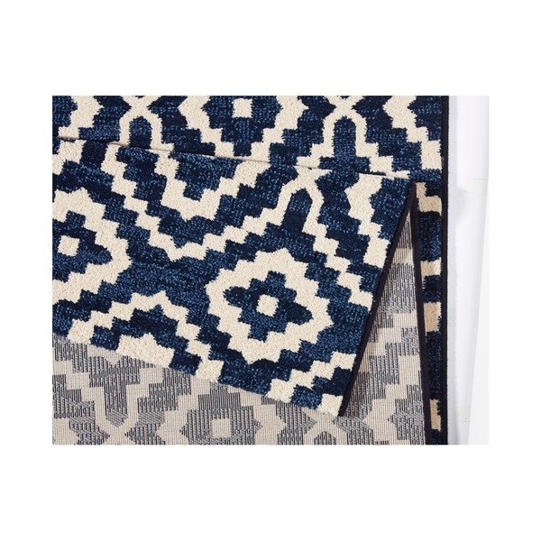 Mint Rugs Diamond Ornamental kék szőnyeg, 80 x 150 cm-image-2