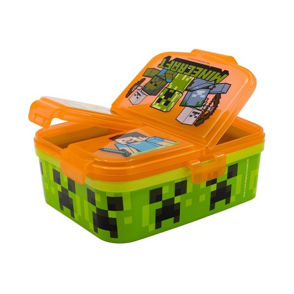 Narancssárga műanyag gyerek uzsonnás doboz Minecraft – STOR-image-1