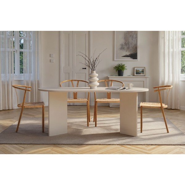 Mérsékelten fényes étkezőasztal 89,5x180 cm Sablin – Kalune Design-image-2