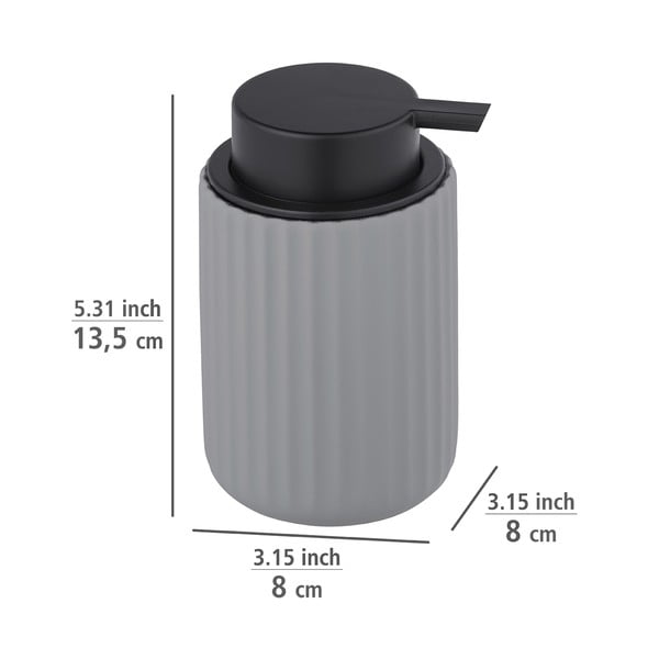 Belluno szürke kerámia szappanadagoló - Wenko-image-3